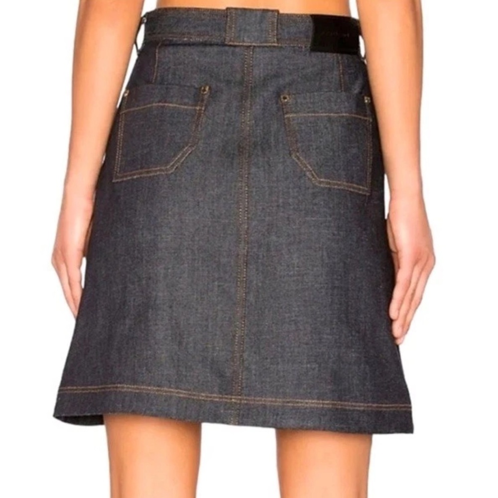 CARVEN PARIS Dark Denim Jean Skirt | FR 38 US 6 - Picture 5 of 15